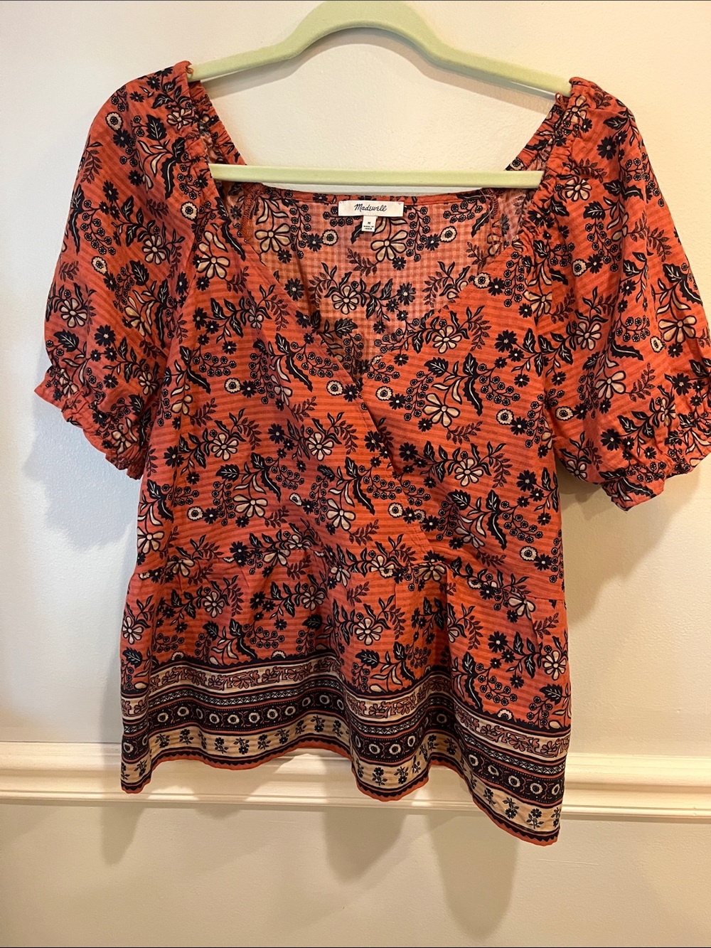 Madewell Wrap Top